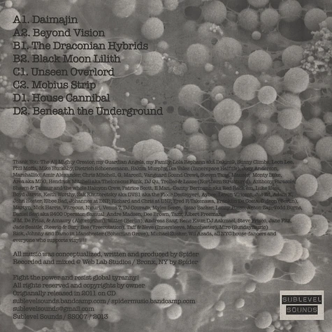 Kuru (DJ Spider) - Transmissible Spongiform Encephalopathy LP