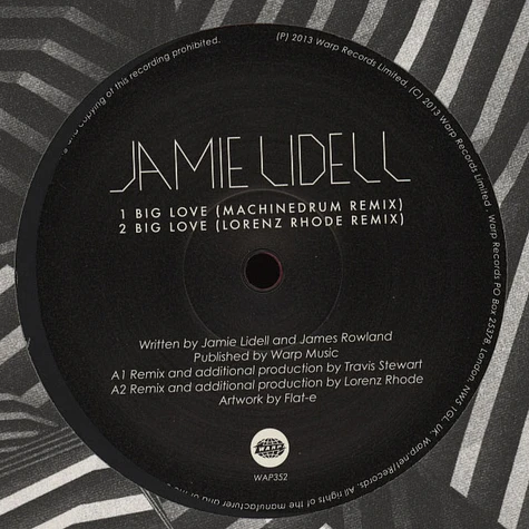 Jamie Lidell - Big Love Remixes