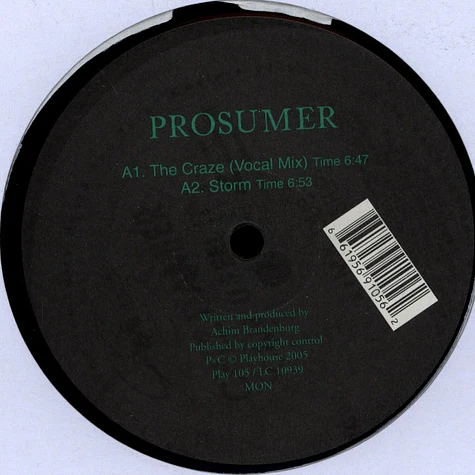 Prosumer - The Craze