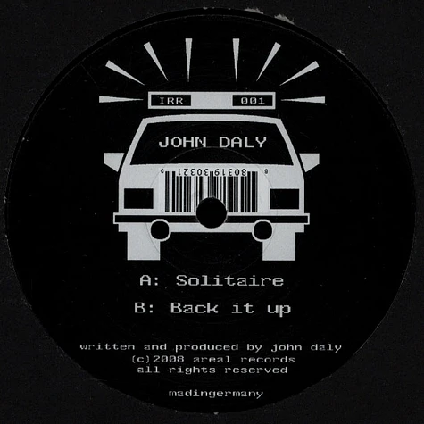 John Daly - Solitaire / Back It Up