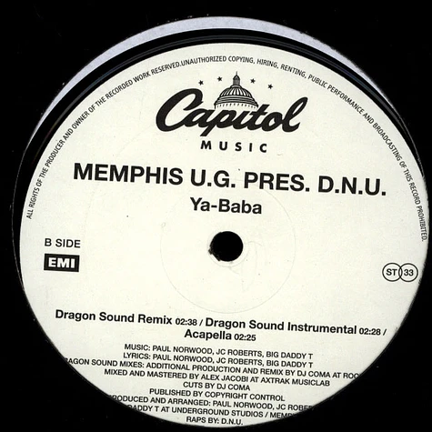 Memphis UG Feat. D.N.U. - Ya-Baba