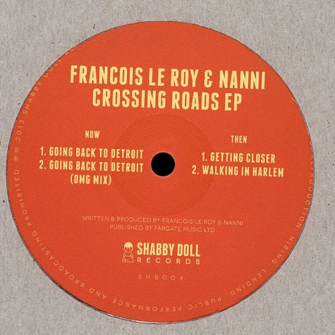 Francois Le Roy & Nanni - Crossing Roads EP