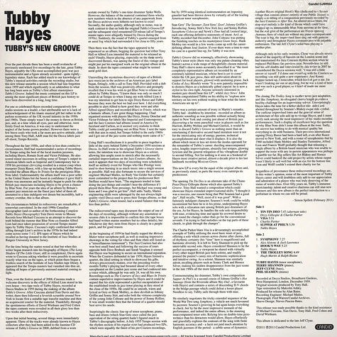 Tubby Hayes - Tubby's New Groove
