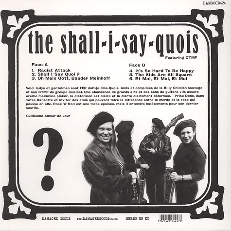 The Shall I Say Quois & CTMF - Shall I Say Quoi?