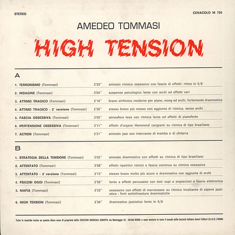 Amedeo Tommasi - High Tension