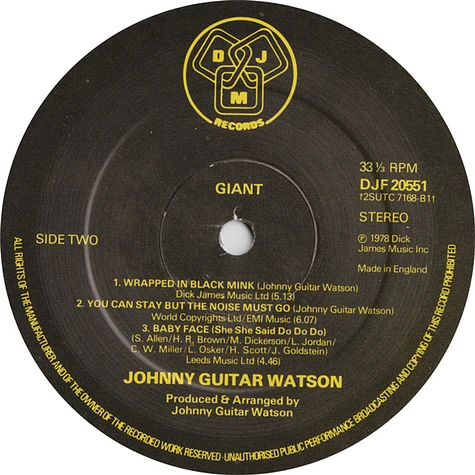 Johnny Guitar Watson - Giant