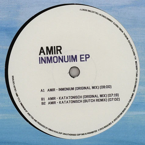 Amir - Inmonium Ep