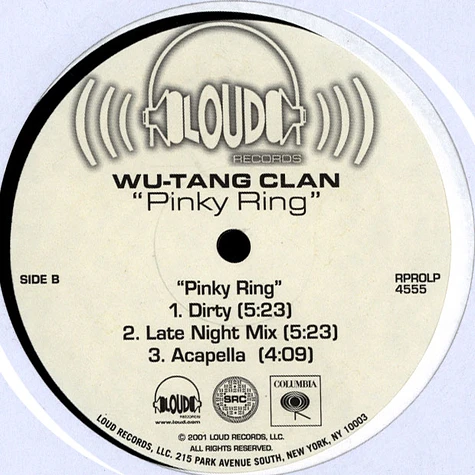 Wu-Tang Clan - Pinky Ring