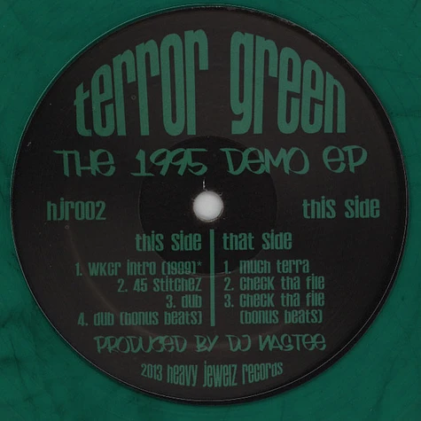 Terror Green - 95 Demo EP Green Black Swirl Vinyl Version