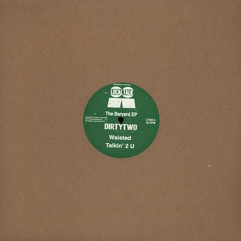 Dirtytwo - The Baryard EP