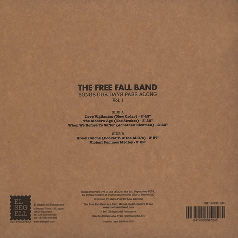 The Free Fall Band - Songs Our Days Pass Along