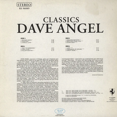 Dave Angel - Classics
