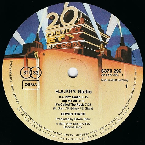 Edwin Starr - H.A.P.P.Y. Radio