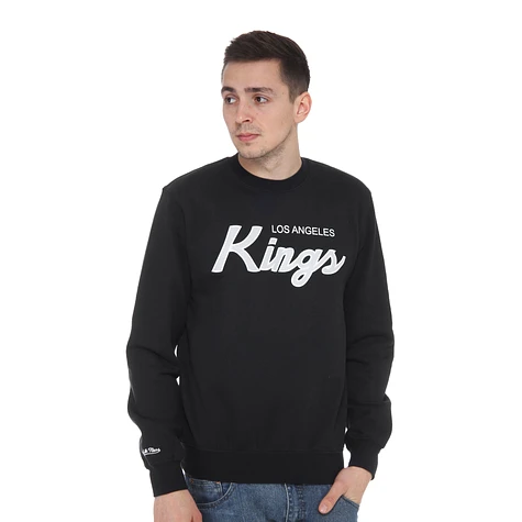 Mitchell & Ness - LA Kings NHL Script Crewneck Sweater