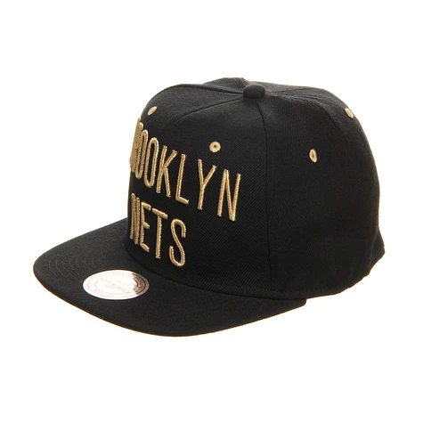 Mitchell & Ness - Brooklyn Nets NBA Snapback Cap (Black&Gold Pack)