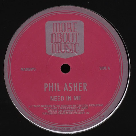 Phil Asher - Need In Me
