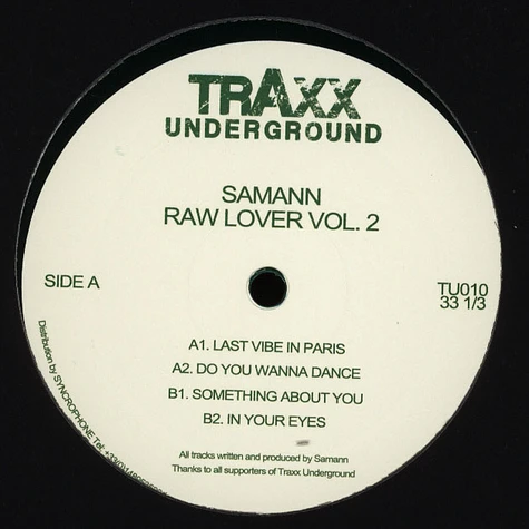 Samann - Raw Lover Volume 2