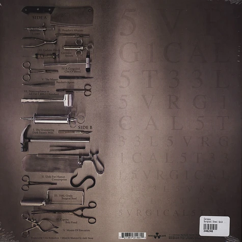 Carcass - Surgical Steel Colored Vinyl Edition