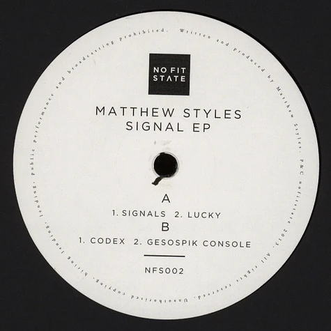 Matthew Styles - Signals EP