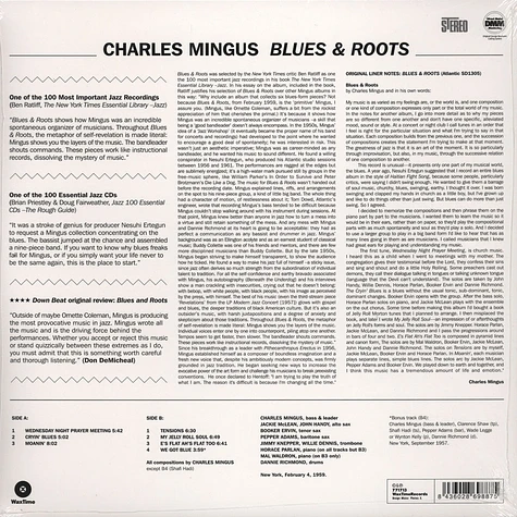 Charles Mingus - Blues & Roots