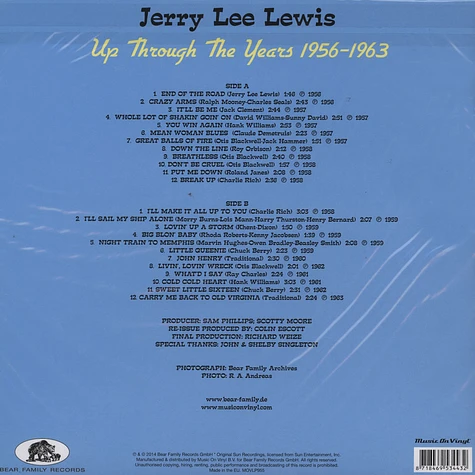 Jerry Lee Lewis - Up Through The Years 1956-1963