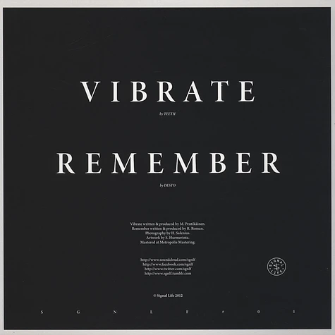 Teeth / Desto - Vibrate / Remember