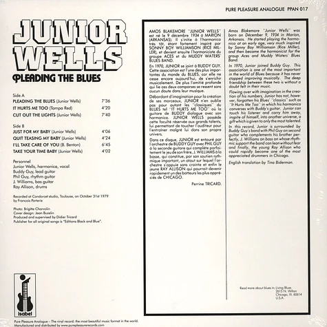 Junior Wells - Pleading The Blues
