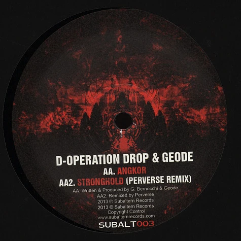 D-Operation Drop & Geode - Stronghold EP