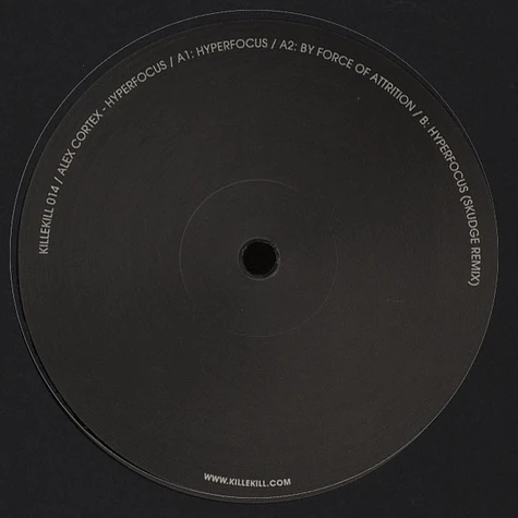 Alex Cortex - Hyperfocus Black Vinyl Edtion
