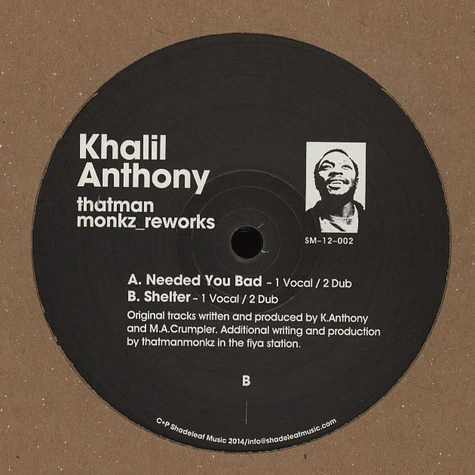 Khalil Anthony - Thatman Monkz _Reworks