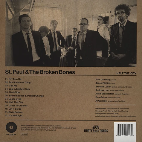 St Paul & Broken Bones - Half The City