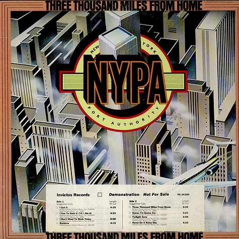 New York Port Authority - Three Thousand Miles From Home