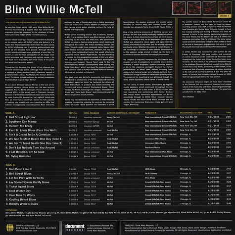 Blind Willie McTell - Complete Recorded Works in Chronological Order Volume 4