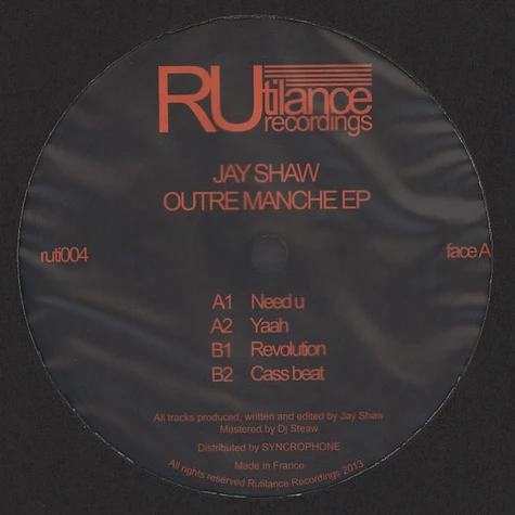 Jay Shaw - Outre Manche Ep