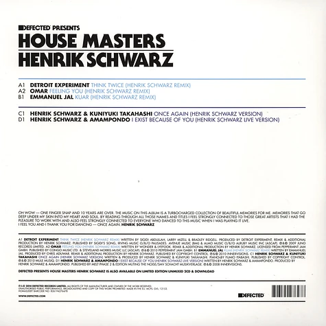 V.A. - House Masters: Henrik Schwarz