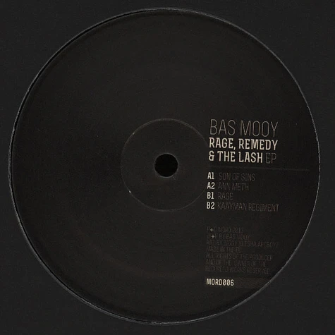 Bas Mooy - Rage, Remedy and the Lash EP