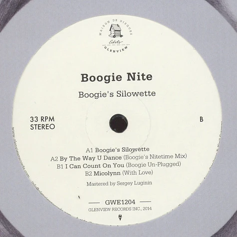 Boogie Nite - Boogie's Silowette EP