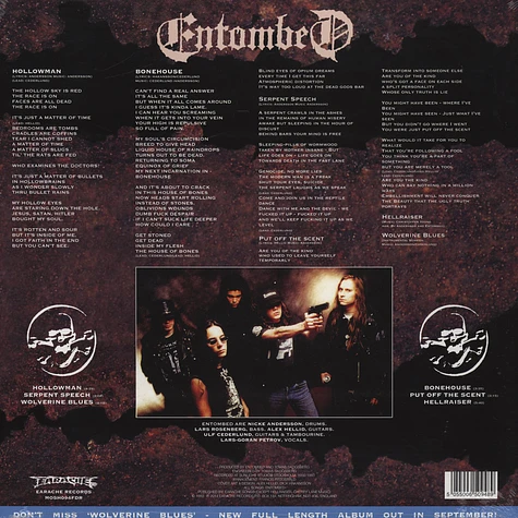 Entombed - Hollowman Black Vinyl Edition