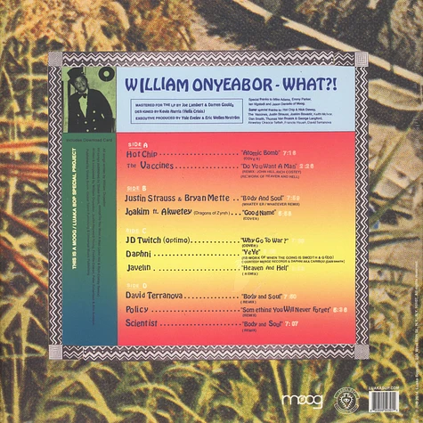 William Onyeabor - What?! William Onyeabor Remixed