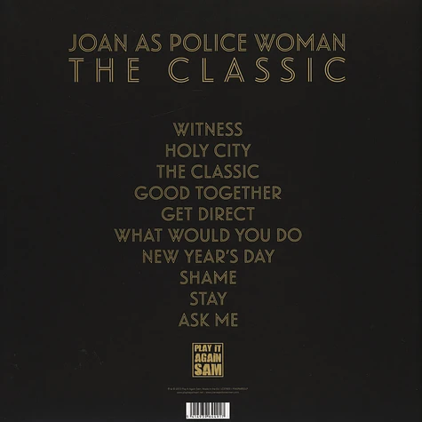 Joan As Police Woman - The Classic