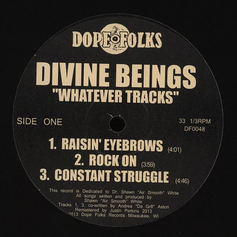Divine Beings - Whatever Tracks