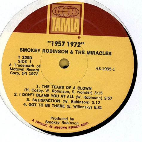 The Miracles - 1957 1972