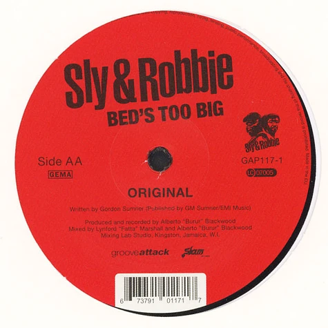Sly & Robbie - Bed's Too Big