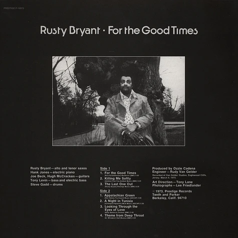 Rusty Bryant - For The Good Times