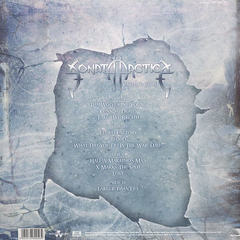 Sonata Arctica - Pariah's Child Black Vinyl Edition