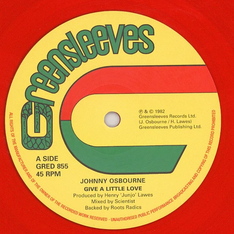 Johnny Osbourne - Give A Little Love