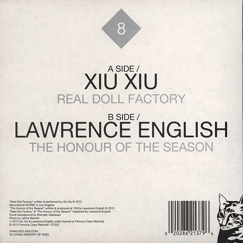 Xiu Xiu / Lawrence English - LAMC No. 8
