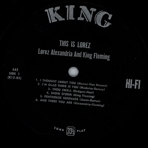 Lorez Alexandria And The King Fleming - This Is Lorez!