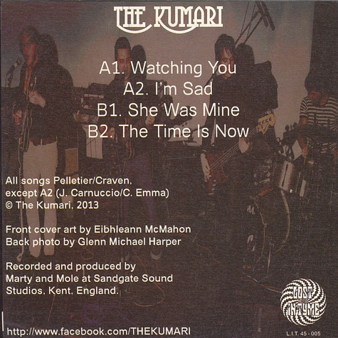 Kumari - Watching You Black Vinyl Edition