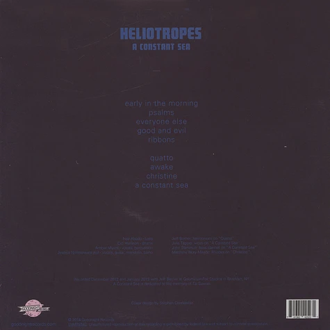 Heliotropes - A Constant Sea